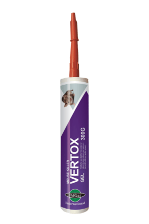 Raticide Pro Vertox Contact Gel - Tube de 300 grammes.